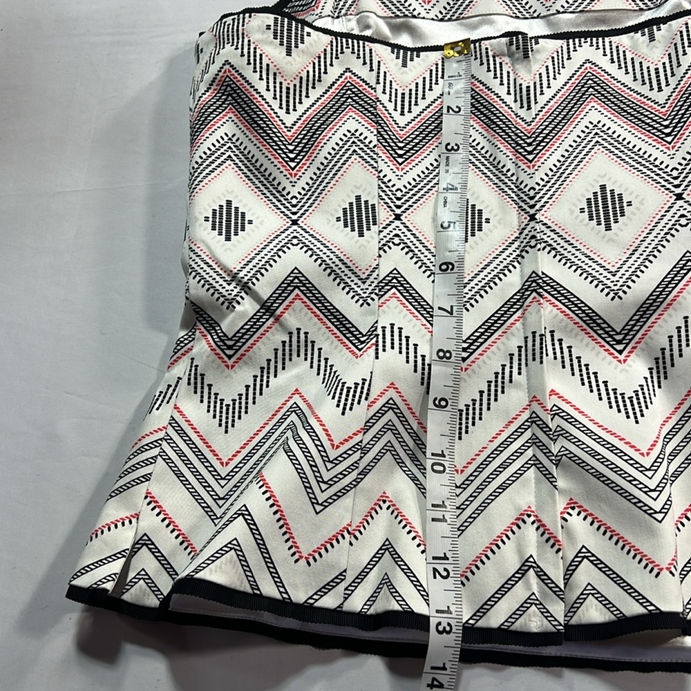 NWT White House Black market peplum style corset, structured top size 8 - Picture 8 of 13